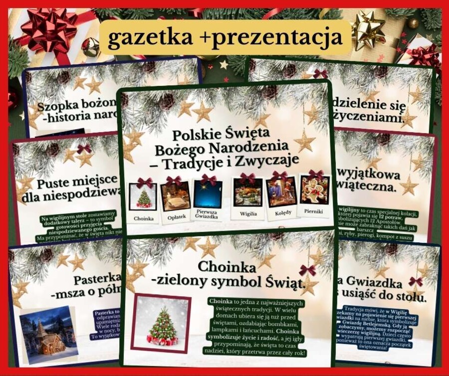 Polskie Boże Narodzenie - gazetka i prezentacja