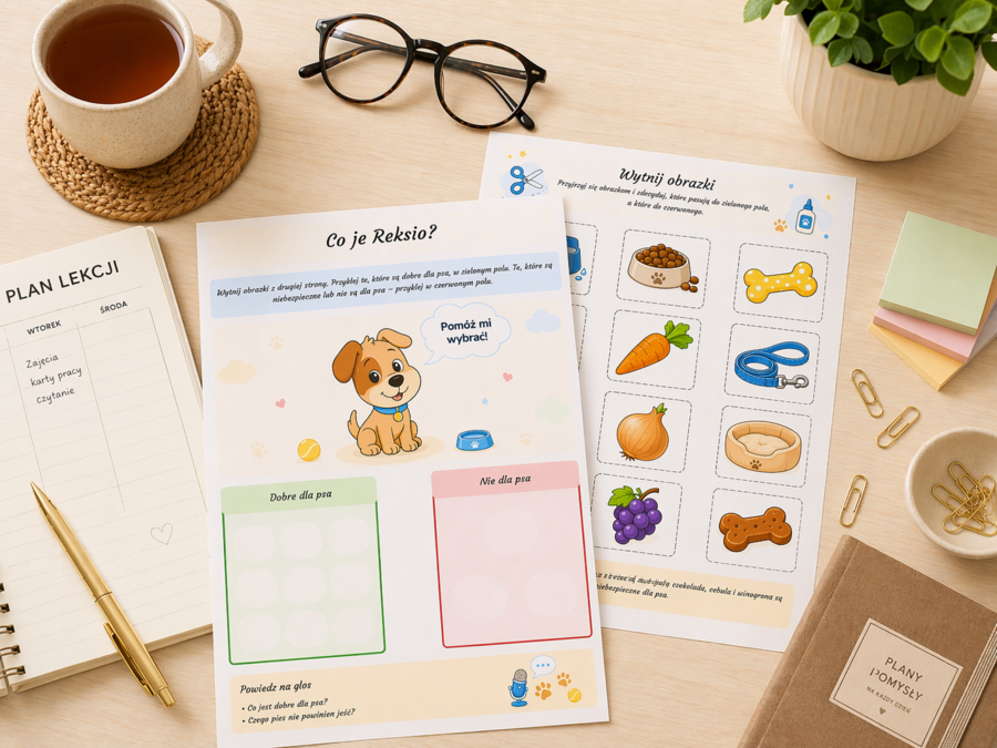 Co je Reksio? Dopasowywanie obrazków