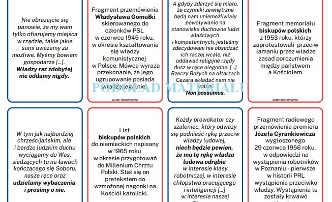 PRL - zadania bieżące i powtórzeniowe