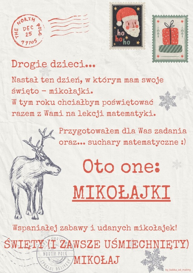 Zadania i suchary matematyczne - dodawanie i odejmowanie pisemne