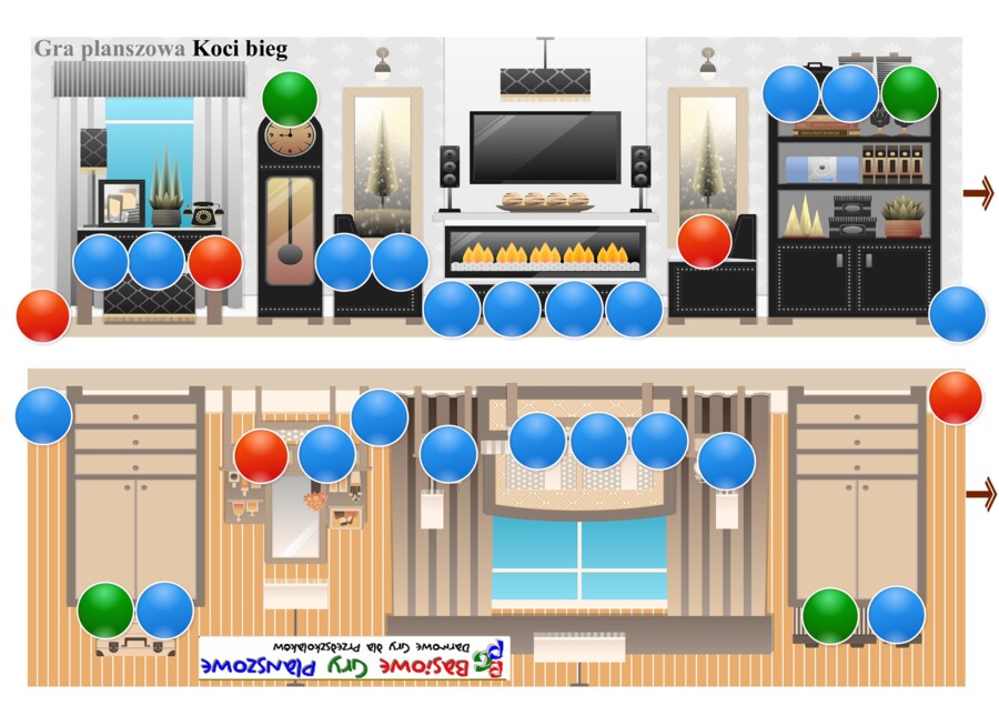 Koci bieg – Gra planszowa