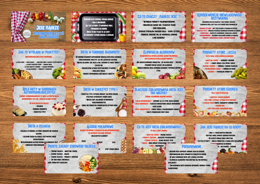 Jedz mądrze - Jedzenie może leczyć albo szkodzić/ Edukacja zdrowotna