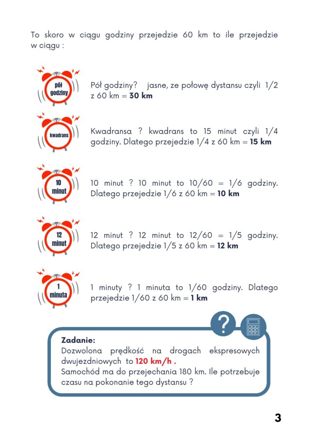PRĘDKOŚĆ, DROGA, CZAS- z Matixem do E8