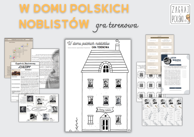 W domu polskich noblistów - gra terenowa [Sienkiewicz, Skłodowska-Curie, Reymont, Miłosz, Wałęsa, Szymborska, Tokarczuk]
