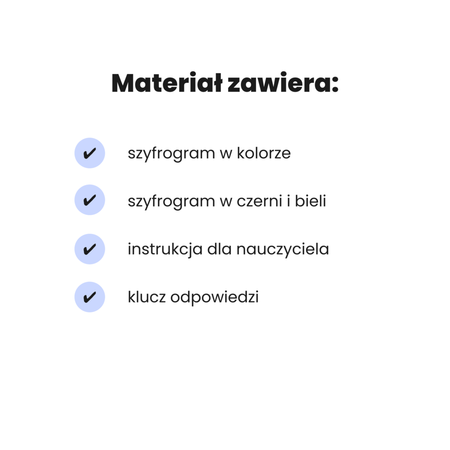 Zapisywanie wyrażeń algebraicznych. Karta pracy. Szyfrogram. Szkoła podstawowa. Klasa 7. Klasa 8