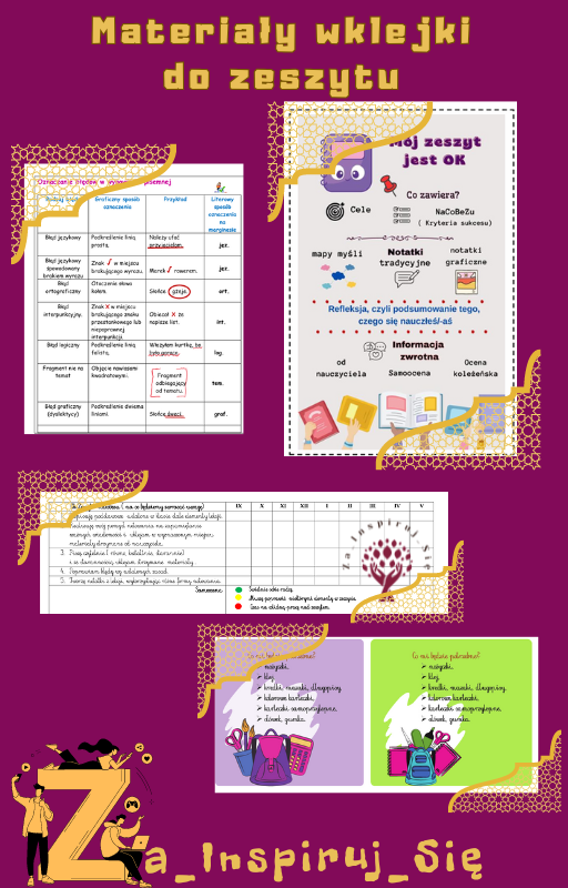 Początek roku szkolnego- zeszyt i organizacja pracy