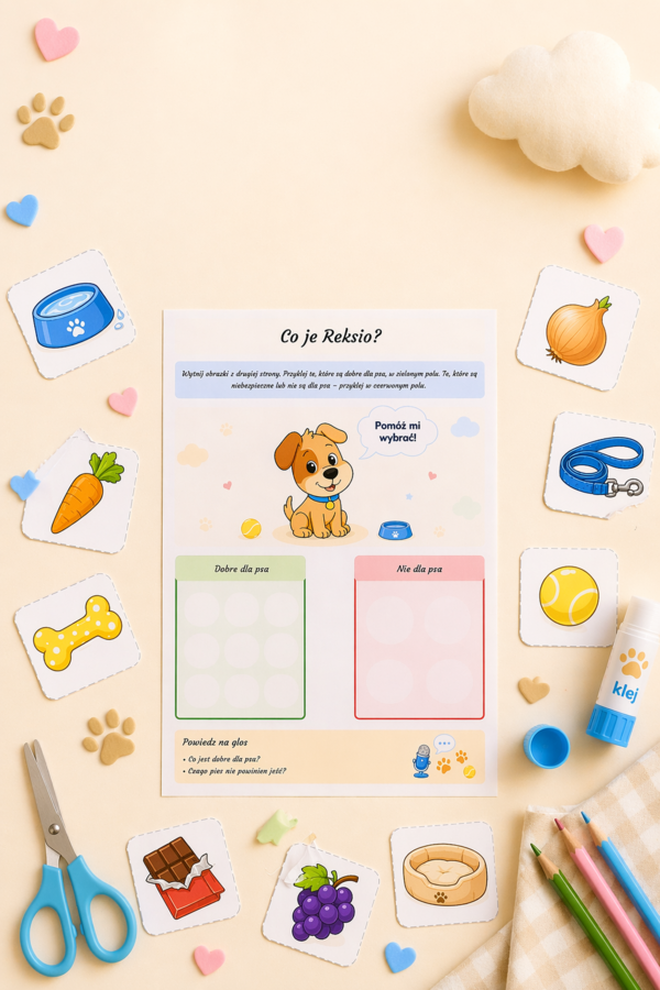 Co je Reksio? Dopasowywanie obrazków