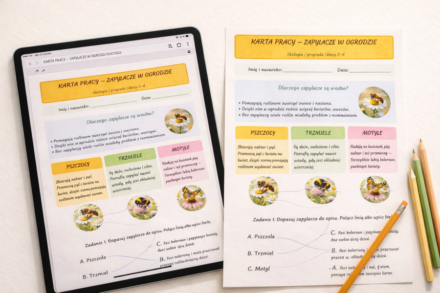 Zapylacze w ogrodzie
