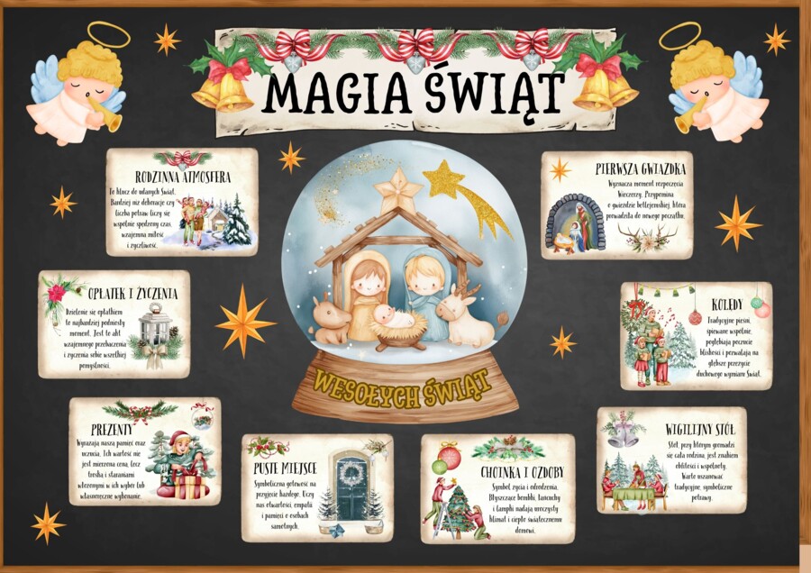 MAGIA ŚWIĄT - zestaw materiałów GRAFIKA XXL
