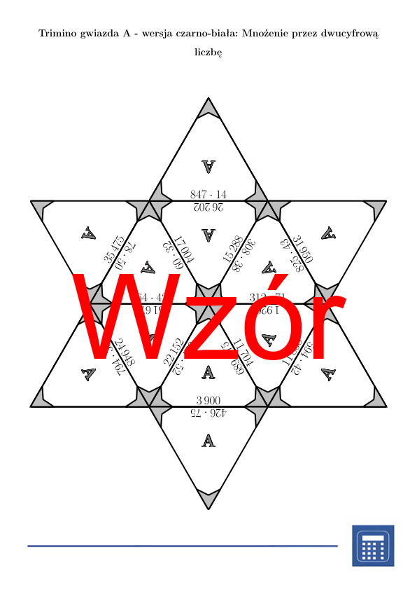 Trimino - Mnożenie przez dwucyfrową liczbę | matematyka
