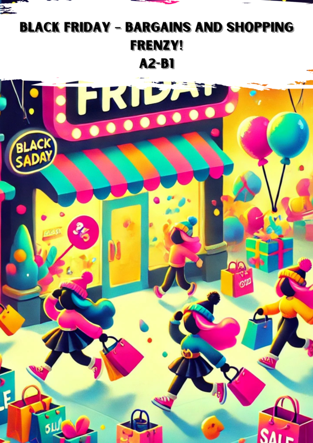 Zestaw Gotowych lekcji: BLACK FRIDAY Poziom: A2-B1 oraz B1-B2