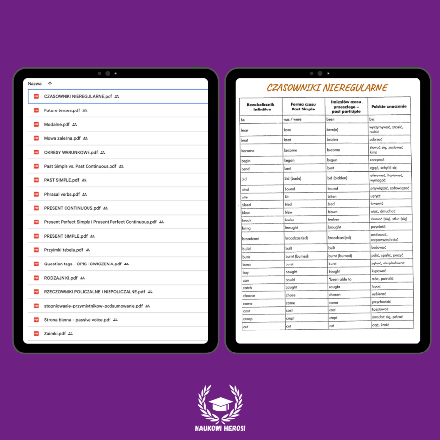 Notatki maturalne - Angielski P+R