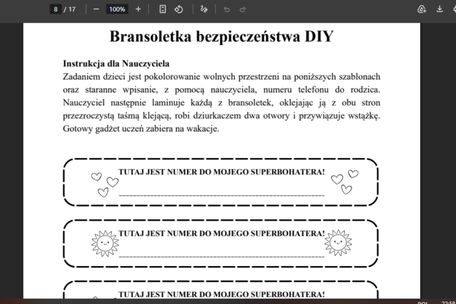 Bezpieczeństwo- zestaw materiałów dla przedszkola i sp
