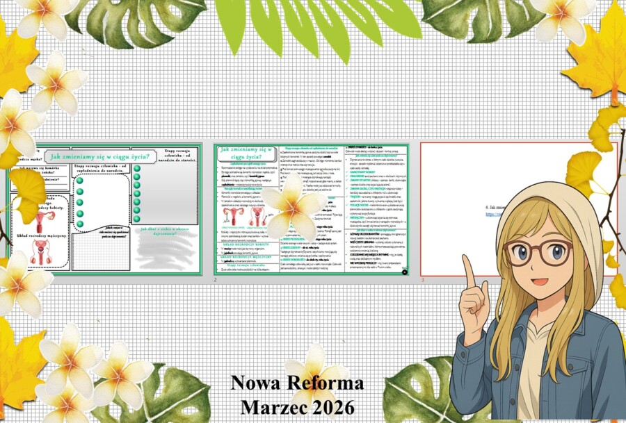 Mały zestaw na jedną lekcję: sketchnotka/notatka/przypomnienie dla nauczyciela, karta pracy plus prezentacja multimedialna „Jak zmieniamy się w ciągu życia?” w genial.ly. Przyroda "Odkrywam przyrodę". Klasa 4. Dział „Jak działa moje ciało?".
