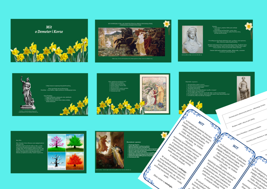 MIT O DEMETER I KORZE – prezentacja – mity + wklejka