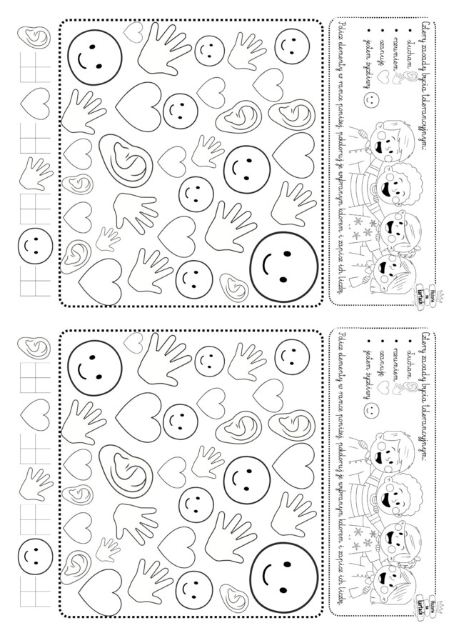 Dzień Tolerancji - karty pracy 1-3