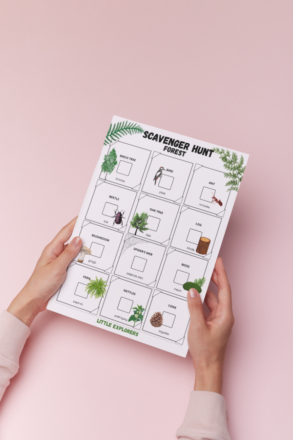 Palm house/forest scavenger hunt - poszukiwania w palmiarni lub w lesie