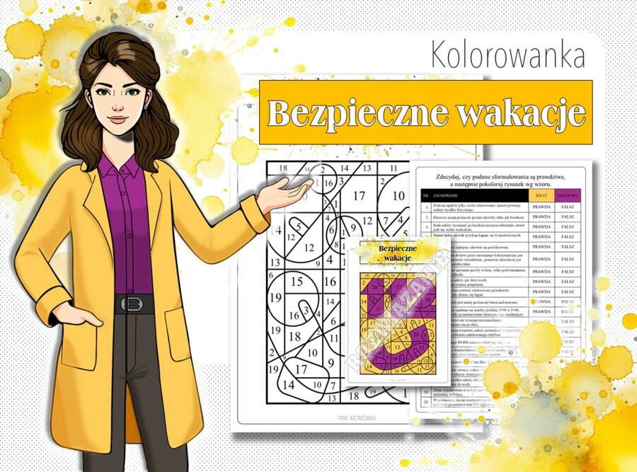 Lekcja wychowawcza. Zajęcia z wychowawcą. Klasa 4,5,6,7,8. Kolorowanka. Karta pracy. Zadanie.