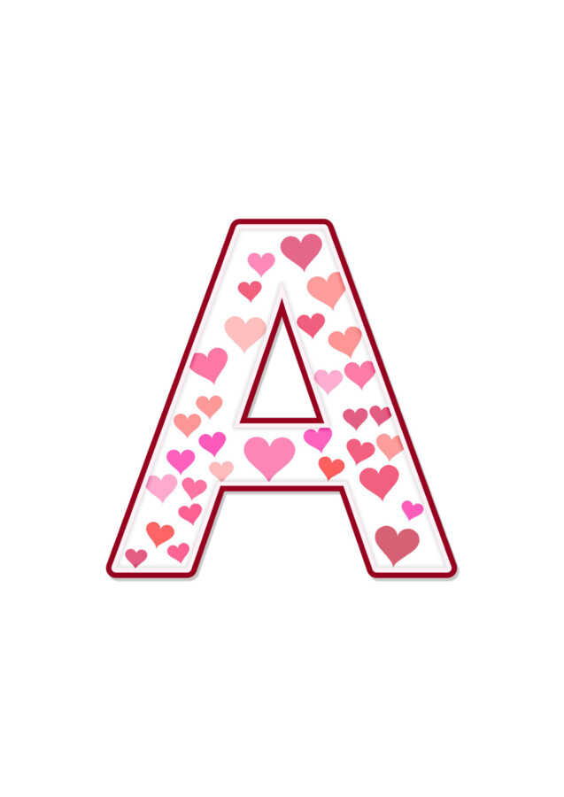 Girlanda WALENTYNKI – napis do druku (PDF, 10 liter)