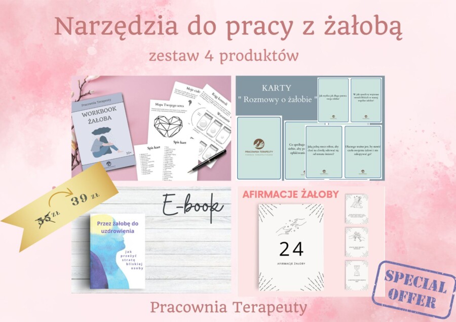 Zestaw narzędzi do pracy z żałobą
