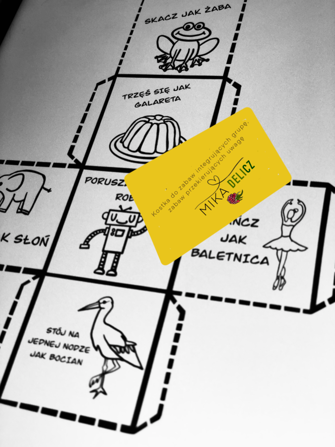 Kostka do zabawy integrująca grupę