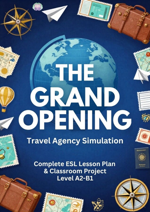 The Grand Opening: Travel Agency Simulation (12 stron – Poziom A2-B1)