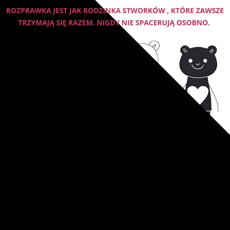 Rozprawka! Gotowa i wesoła wklejka do ZESZYTU ! Schemat rozprawki!