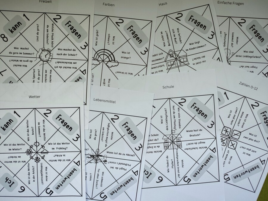 Język niemiecki - Himmel und Hölle - projekt/ gra edukacyjna