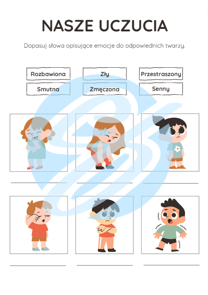 Karty Pracy - Uczucia i Emocje: Idealne Narzędzie dla Nauczycieli i Terapeutów
