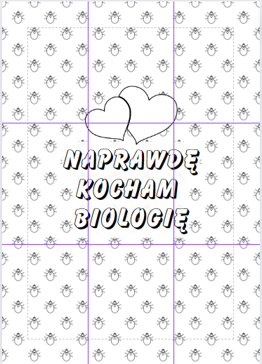 PLAKAT BIOLOGIA XXL - Do druku, kolorowanka