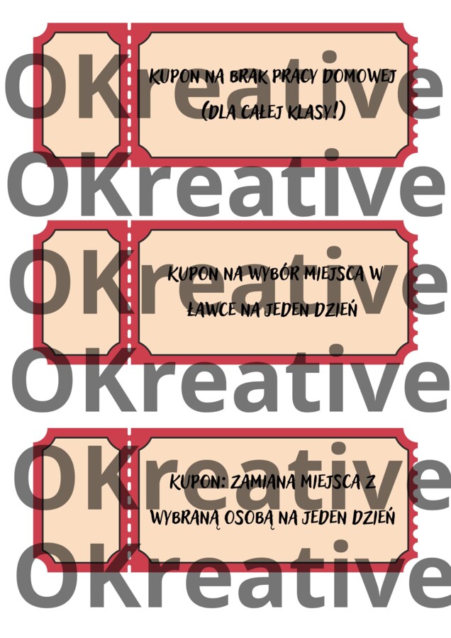 Kupony SuperUcznia – nagrody i przywileje w klasie 1–3kupony dla uczniów, nagrody w klasie, motywacja uczniów, pochwały dla dzieci, system nagród, zarządzanie klasą, pomoce dla nauczyciela, edukacja wczesnoszkolna, kupony motywacyjne, pomysły na nagrody,