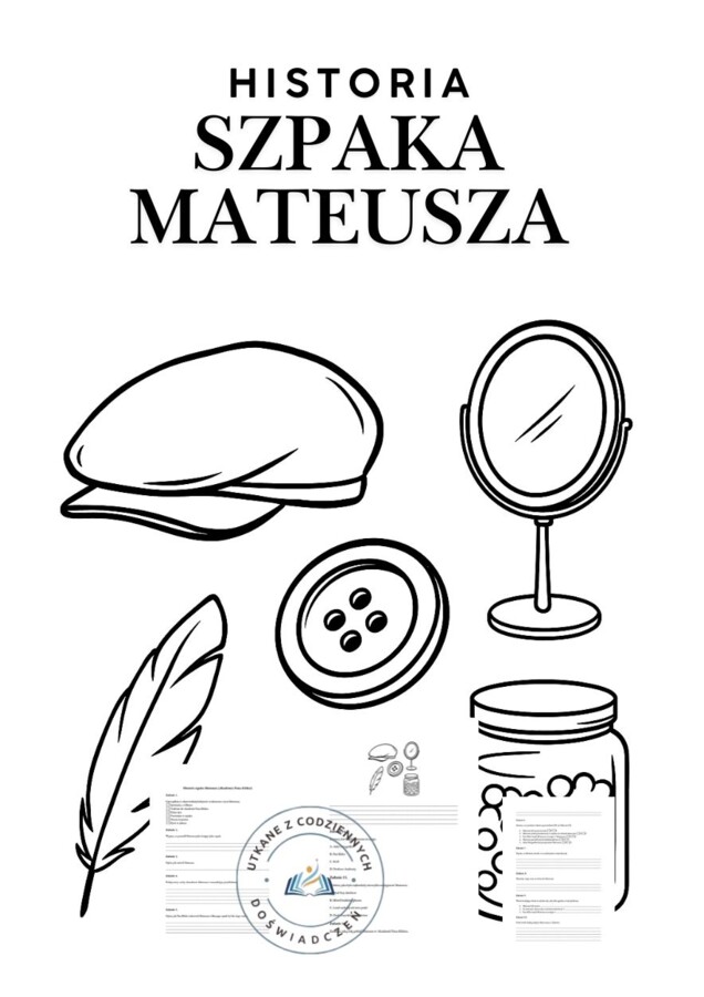 Historia szpaka Mateusza- 16 zadań z kluczem odpowiedzi