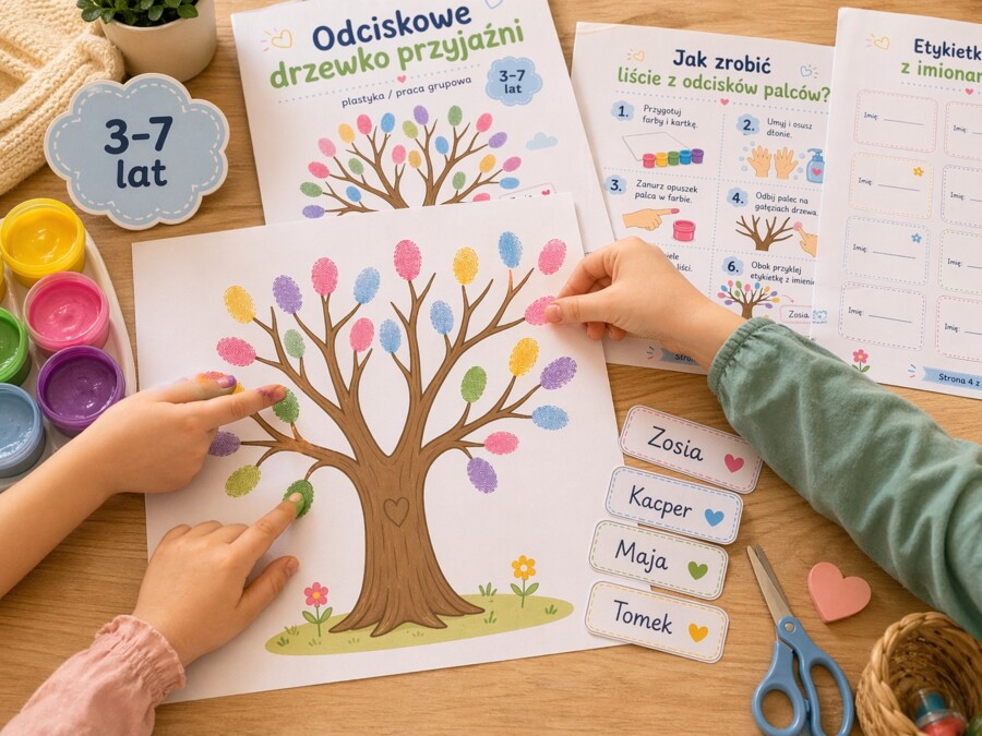 Odciskowe drzewko przyjaźni