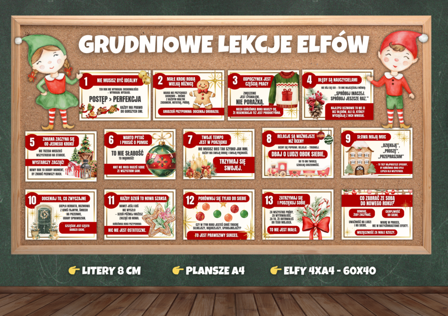 GRUDNIOWE LEKCJE ELFÓW - gazetka edukacyjna
