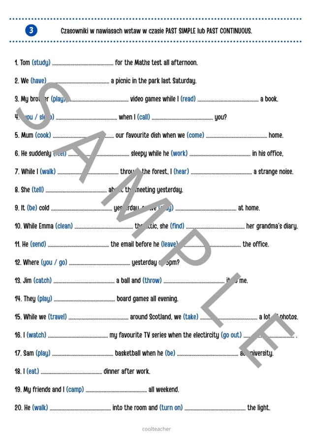 Past Simple vs Past Continuous