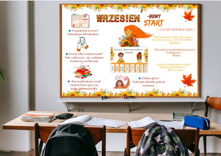 📘 Gazetka: WRZESIEŃ – NOWY START (38 stron, format A4 i mniejszy, z planerem miesięcznym w prezencie!) 📘