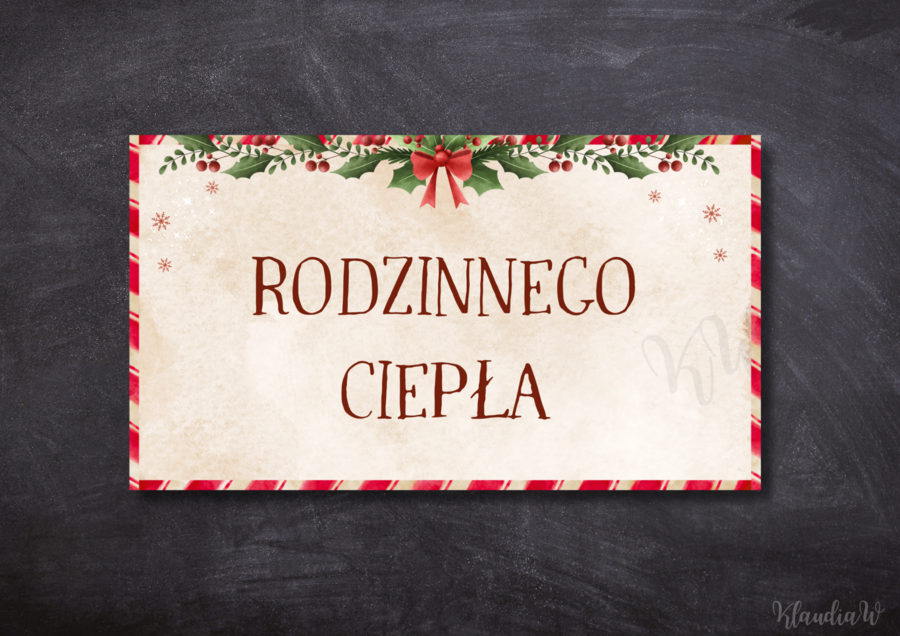 Życzenia świąteczne - gazetka na Boże Narodzenie