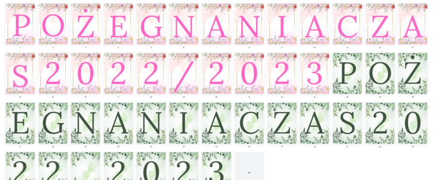 POŻEGANIA CZAS - DWA MOTYWY GIRLAND