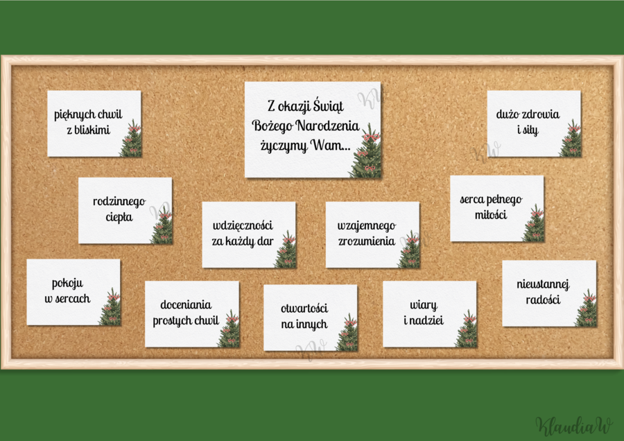 Gazetka z życzeniami na Boże Narodzenie - wersja 2