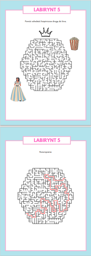 LABIRYNTY Z KSIĘŻNICZKAMI