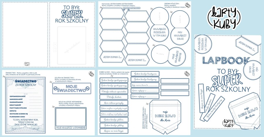 Lapbook "To był SUPER Rok Szkolny"