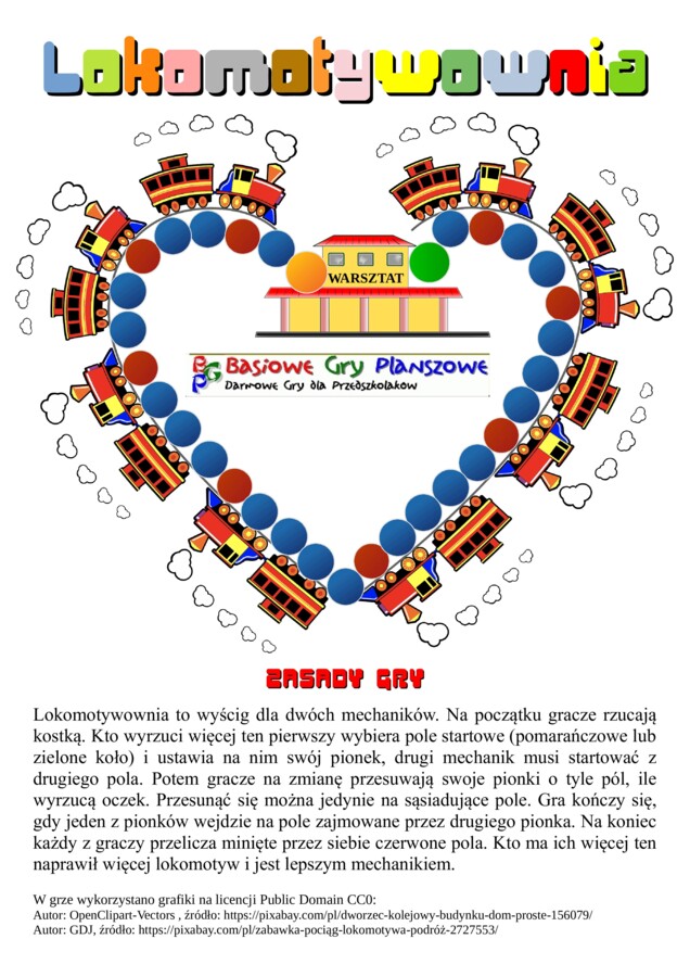 Lokomotywownia – Gra planszowa