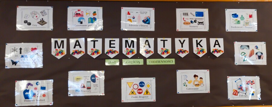 Gazetka - matematyka jest częścią codzienności.