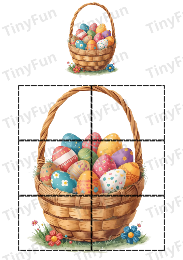 Wielkanocne Puzzle DIY – Zestaw 10 obrazków do wycięcia i zabawy