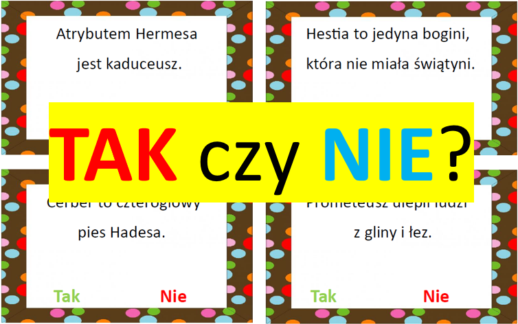 Mitologia TAK czy NIE