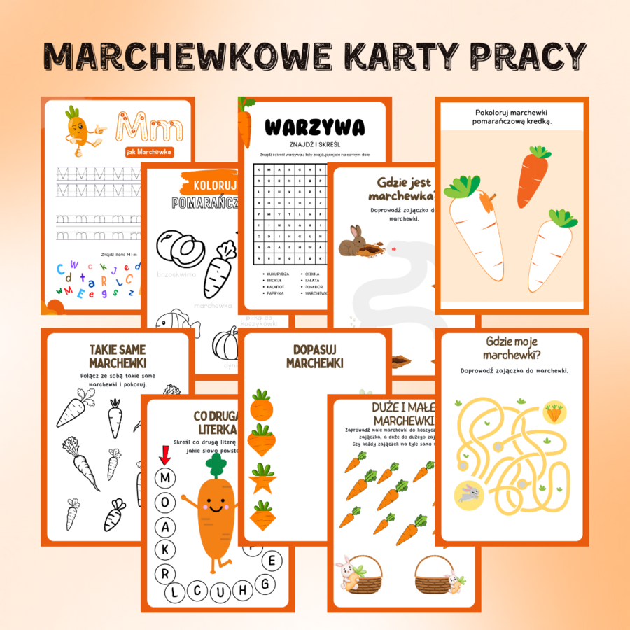 Dzień Marchewki - scenariusz wraz z pomocami