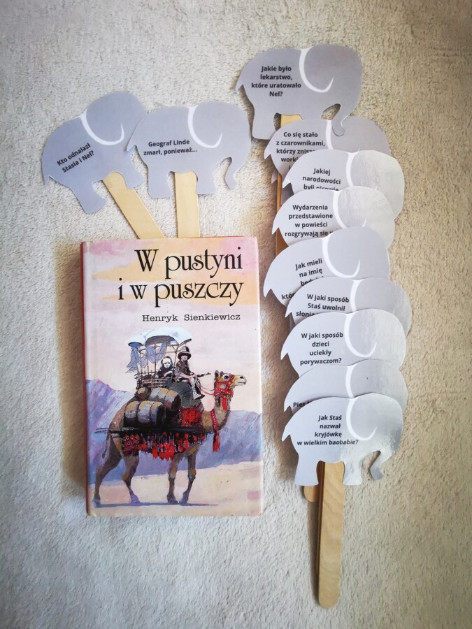 "W pustyni i w puszczy" quiz pytania do lektury