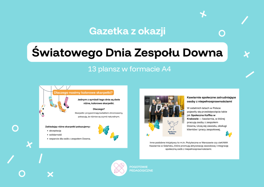 Gazetka z okazji Światowego Dnia Zespołu Downa (21 marca)
