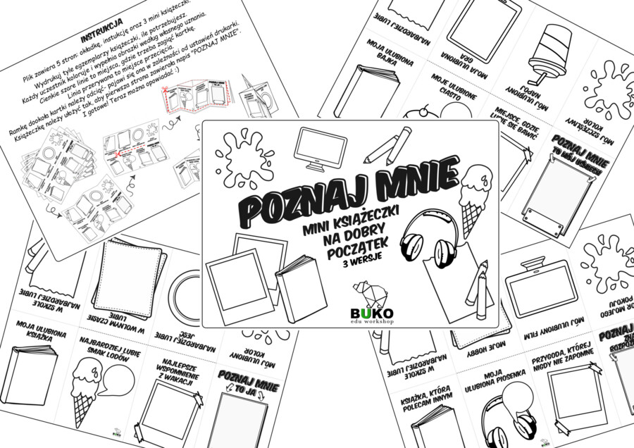 Poznaj mnie - mini książeczki