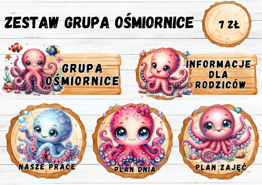 ZESTAW GRUPOWY GRUPA OŚMIORNICE